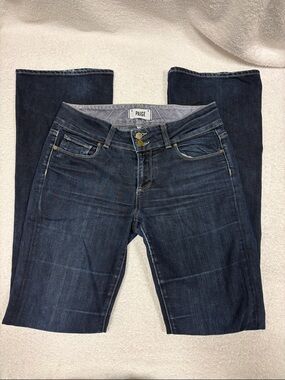 PAIGE hidden hills Dark Indigo Boot Cut Jeans women’s 28